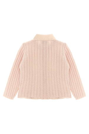 Кардиган на підкладці, рожевий MONCLER ENFANT L29519B00004M4281529