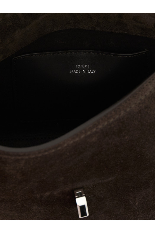 'T-Lock' clutch Brown