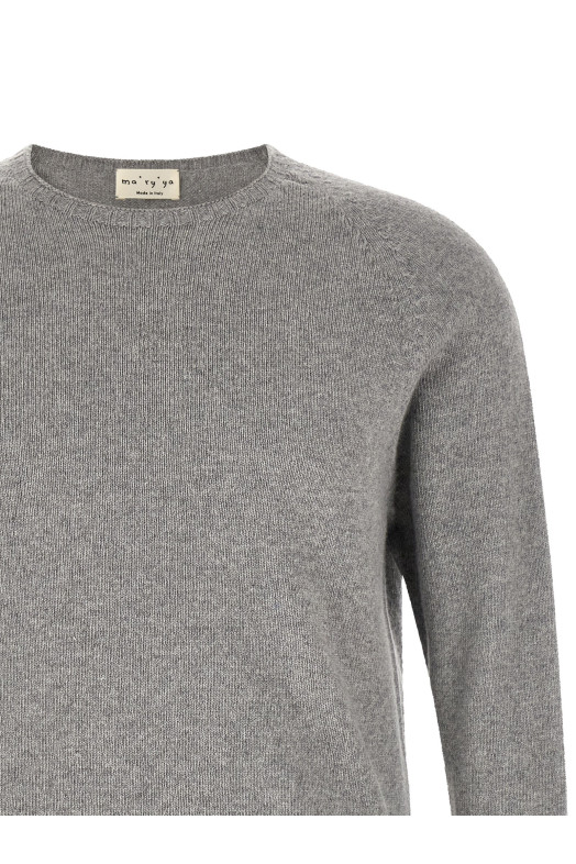 Giroccolo sweater with slits Gray