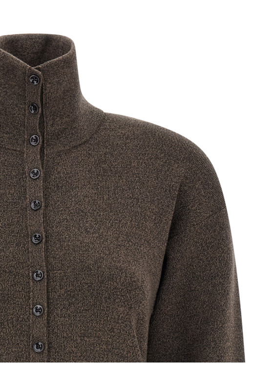 'Buttoned Top' cardigan Brown