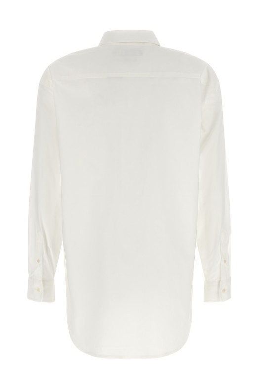 Monogram embroidery shirt White