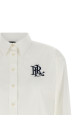 Monogram embroidery shirt White