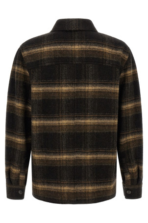 'Kervon' wool overshirt Brown