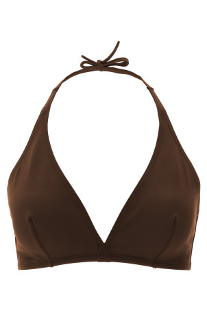 'Gang' bikini top Brown