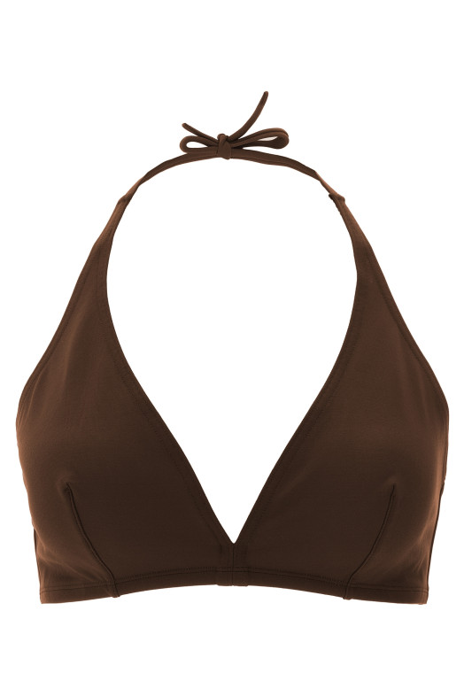 'Gang' bikini top Brown