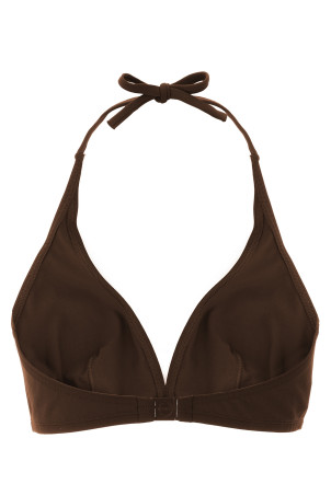 'Gang' bikini top Brown