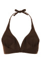 'Gang' bikini top Brown