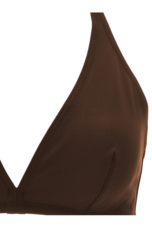 'Gang' bikini top Brown