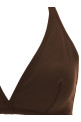 'Gang' bikini top Brown