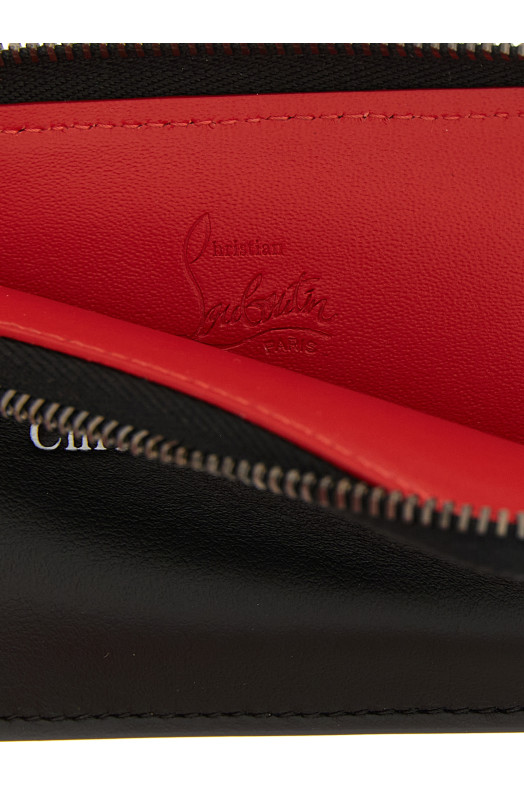 'Canopy' zip card holder Black