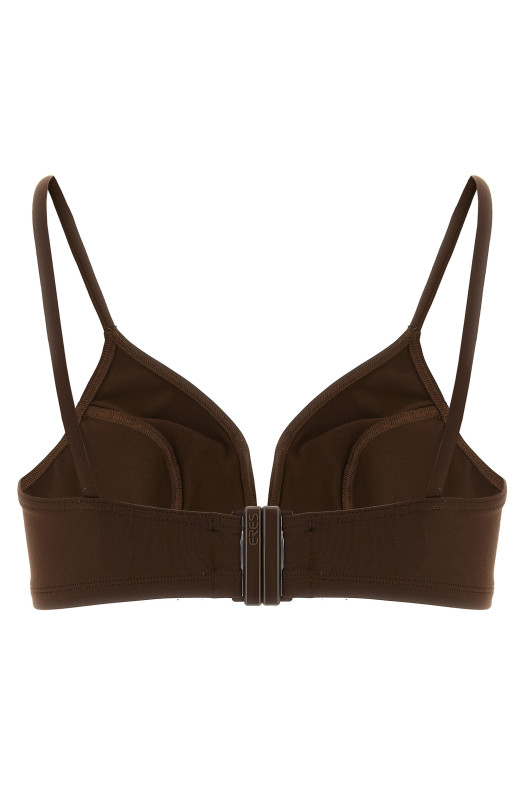 'Elancée' Bikini Top Brown