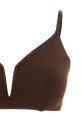 'Elancée' Bikini Top Brown