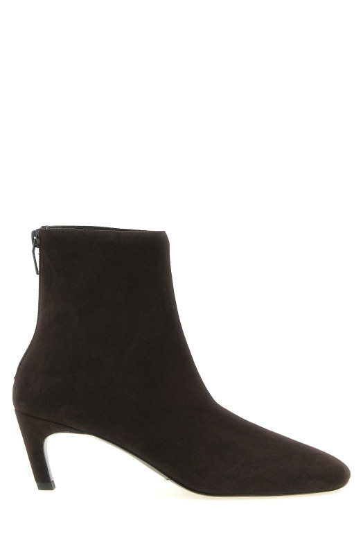 Ankle boots with zip  Brown