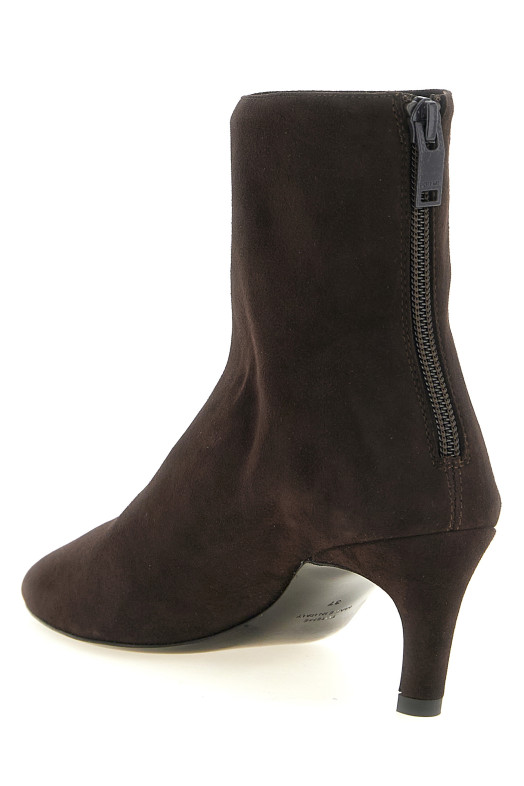 Ankle boots with zip  Brown