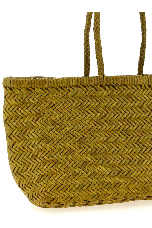'Bamboo Triple Jump' large shoulder bag Green