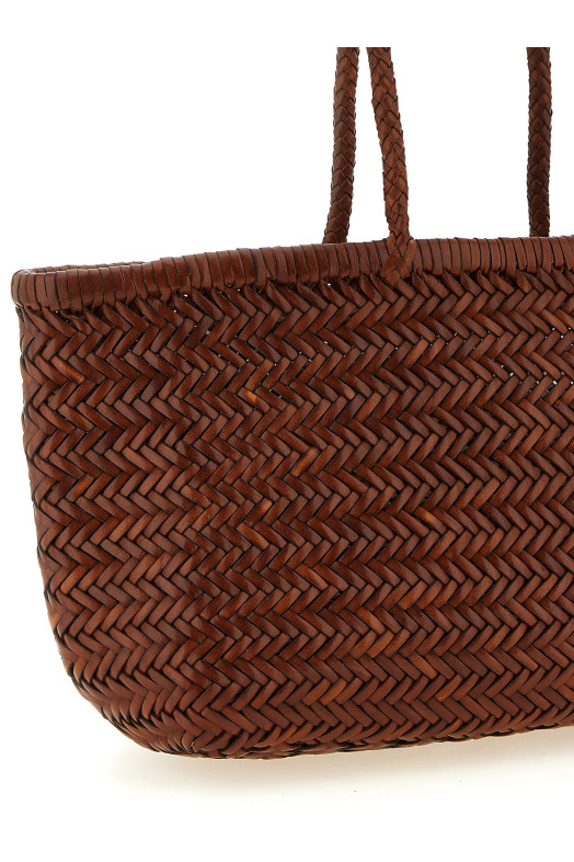 'Bamboo Triple Jump' large shoulder bag Brown