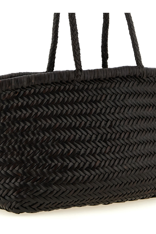 'Bamboo Triple Jump' large shoulder bag Brown