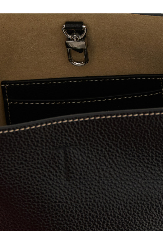 'Small Belted Tote' handbag Black