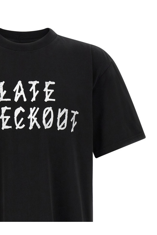 'Standard Tee' print co-shirt Black