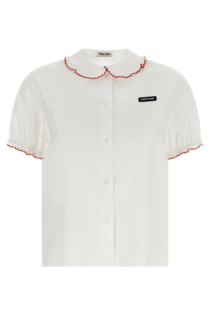 Baby collar shirt Red