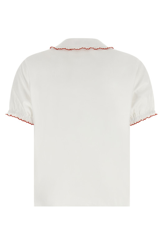 Baby collar shirt Red