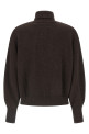 'Nasha' High Neck Sweater  Brown
