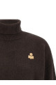 'Nasha' High Neck Sweater  Brown