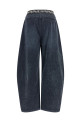 Джинсы с эластичным поясом, черные ALEXANDER WANG UDC4264300410A
