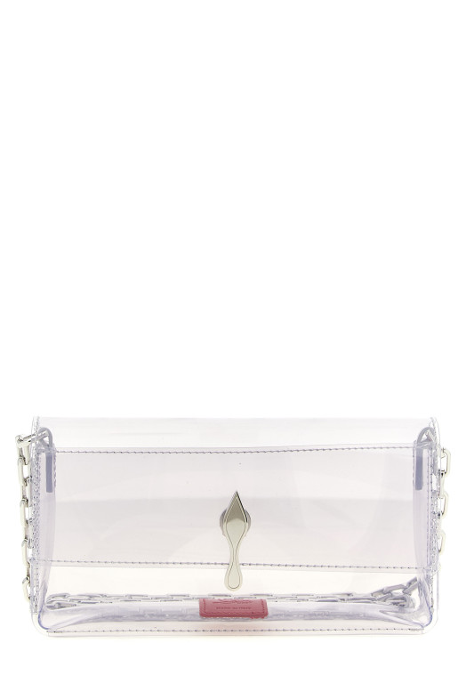 Clutch with 'Bettina Mini' strap Silver
