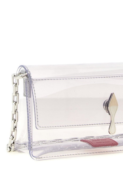 Clutch with 'Bettina Mini' strap Silver