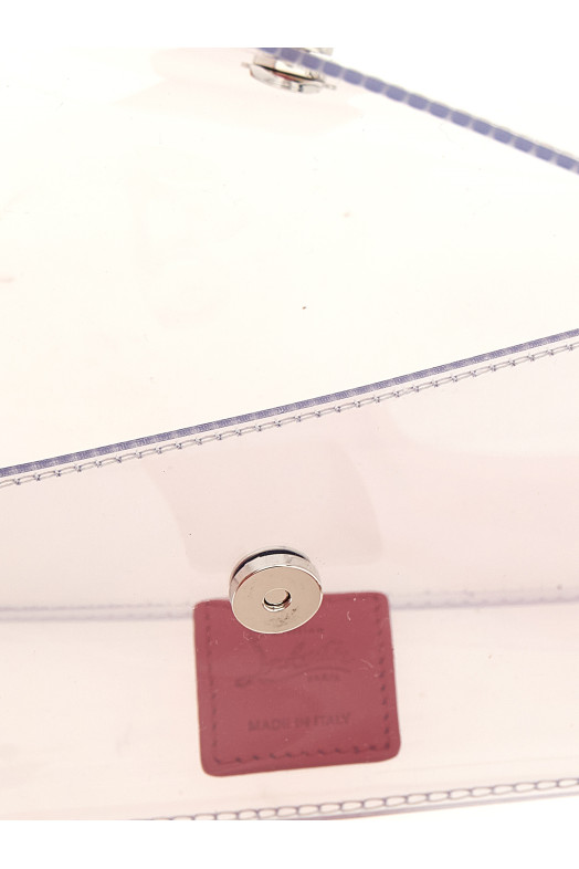 Clutch with 'Bettina Mini' strap Silver