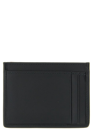 Matelassé nappa cardholder Black