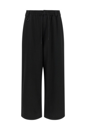 'D-Ring' wide pants Black