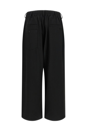 'D-Ring' wide pants Black