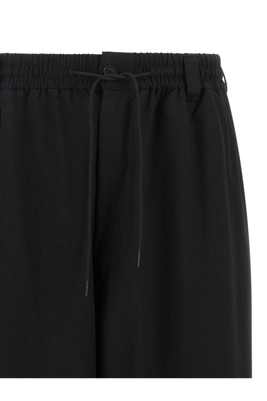 'D-Ring' wide pants Black