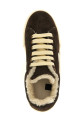 Низькі кросівки з овечої шкіри, коричневі DOLCE & GABBANA CK2374AJ2228L832