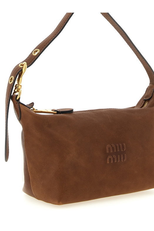 Pouch nappa Aviator Brown