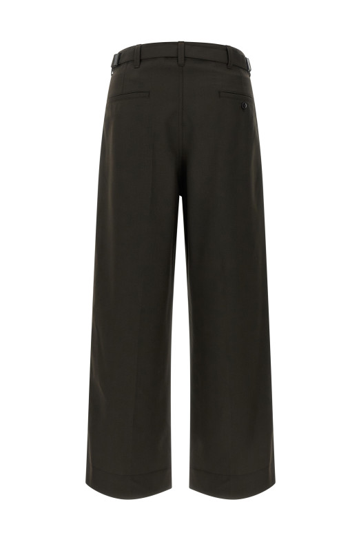 'Single Pleat' pants Brown