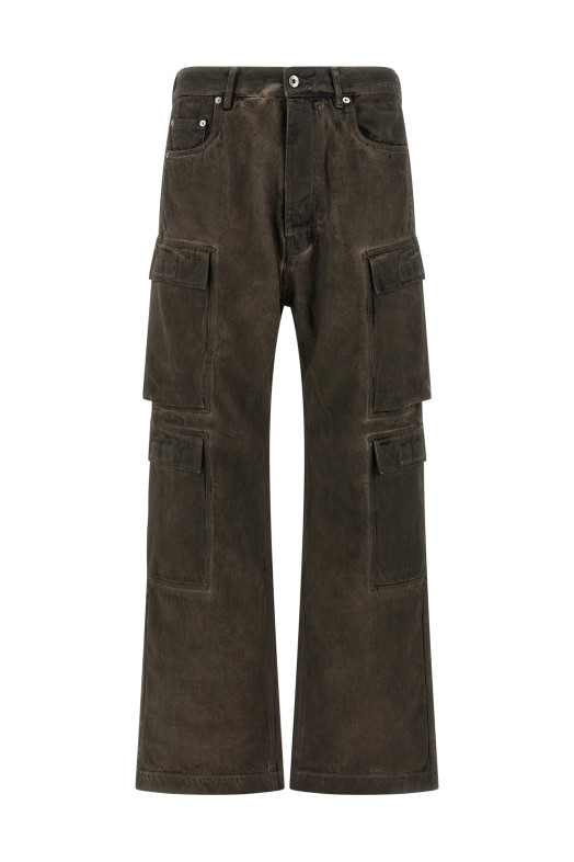 'Double Cargo Jeans' pants Gray