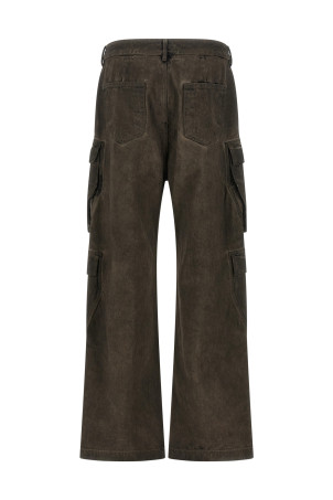 'Double Cargo Jeans' pants Gray