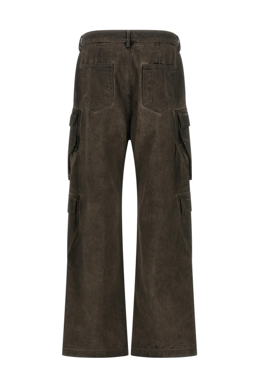'Double Cargo Jeans' pants Gray