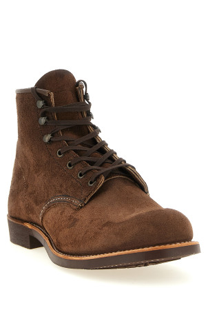 'BlackSmith' lace-up ankle boots Brown