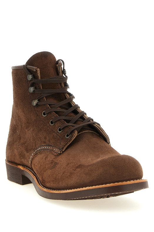 'BlackSmith' lace-up ankle boots Brown