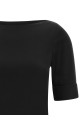 'Judy' Boat Neck Sweater Black