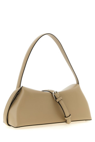 'T-Lock' closing shoulder bag Beige