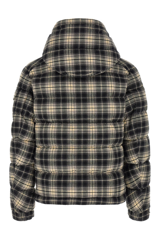 'Airor' check down jacket Multicolor