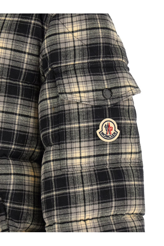 'Airor' check down jacket Multicolor