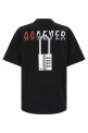 T-shirt with padlock print  Black