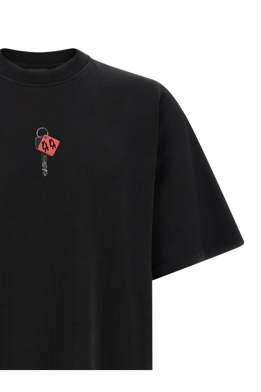 T-shirt with padlock print  Black