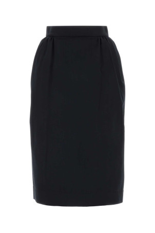 Midnight blue cotton blend skirt VIVIENNE WESTWOOD (1K01002OW01NB)